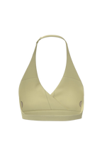 Ease Halter Bra in Lemon Butter