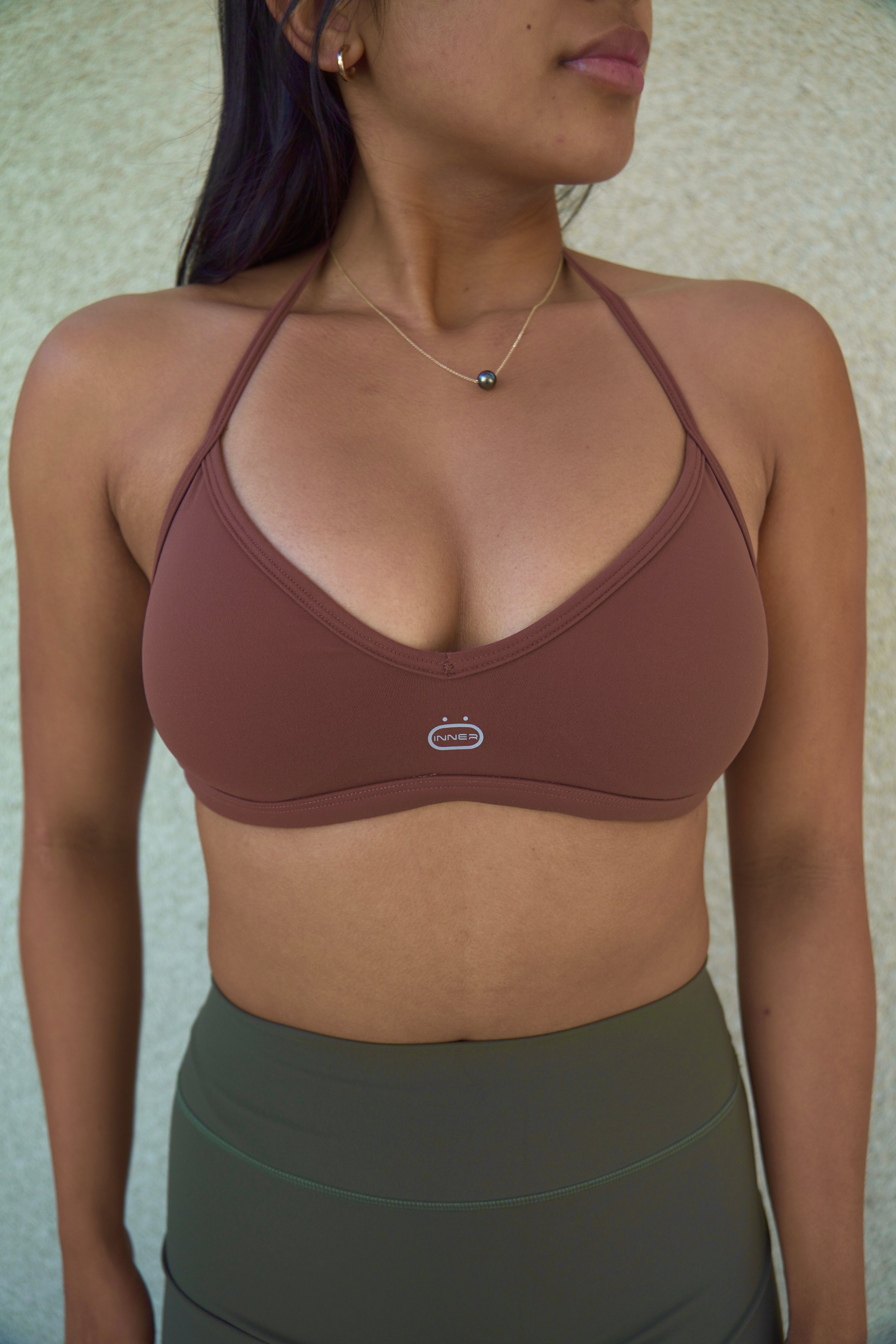Minimal Bra in Light Cocoa