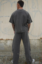 Barrel Pants in Dark Grey