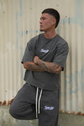 Boxy Shirt in Dark Grey