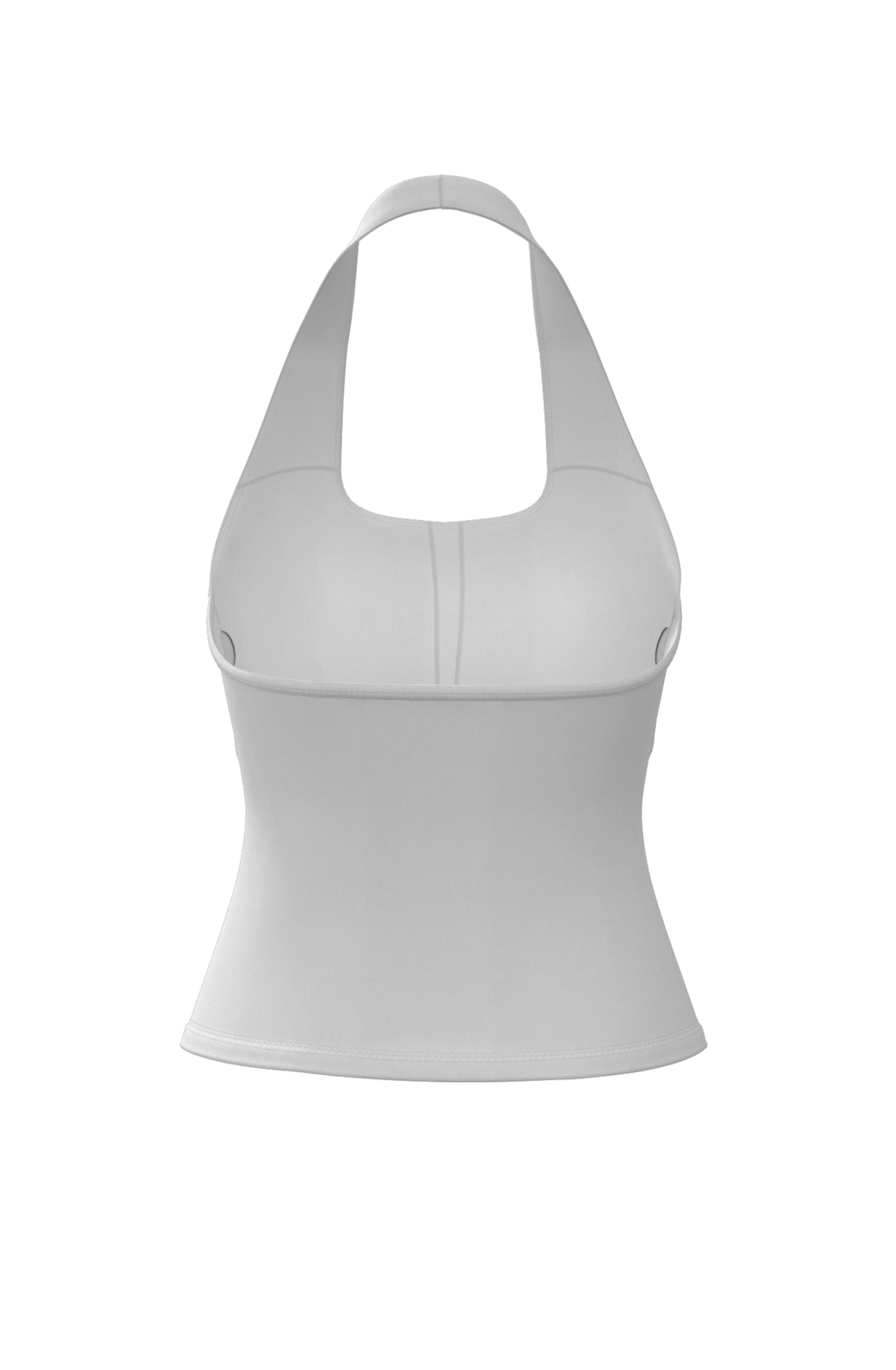 Halter Tank in Blanc