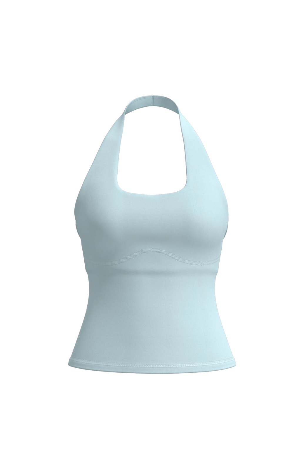 Halter Tank in Blueberry Cream