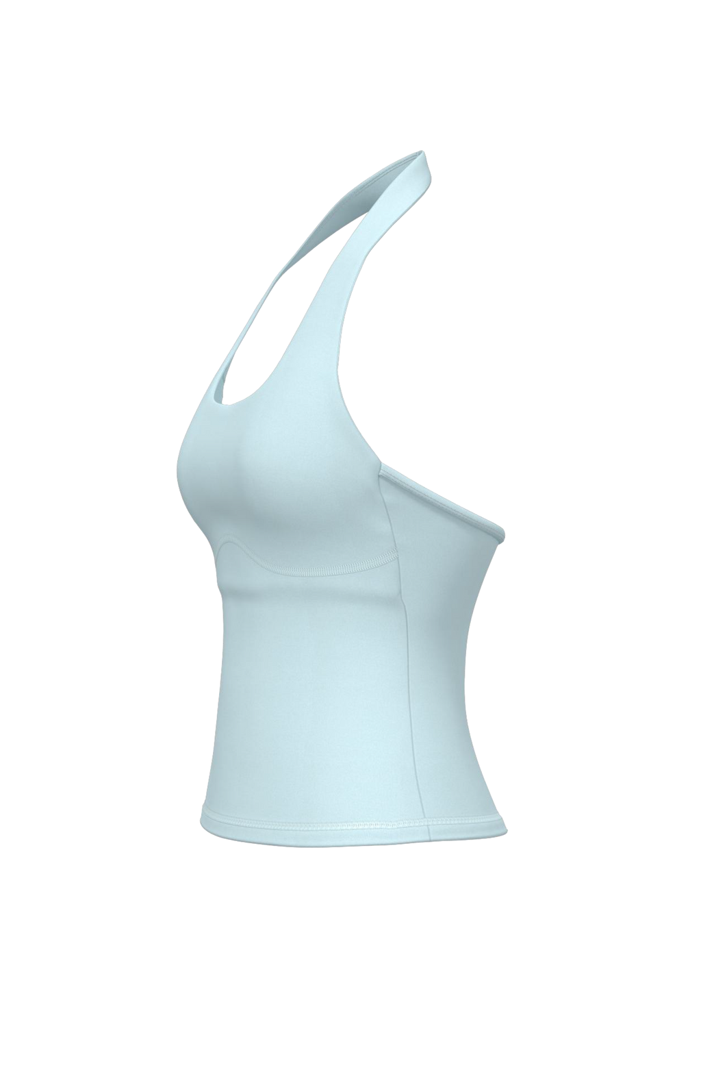 Halter Tank in Blueberry Cream