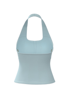 Halter Tank in Blueberry Cream