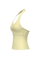 Halter Tank in Lemon Butter