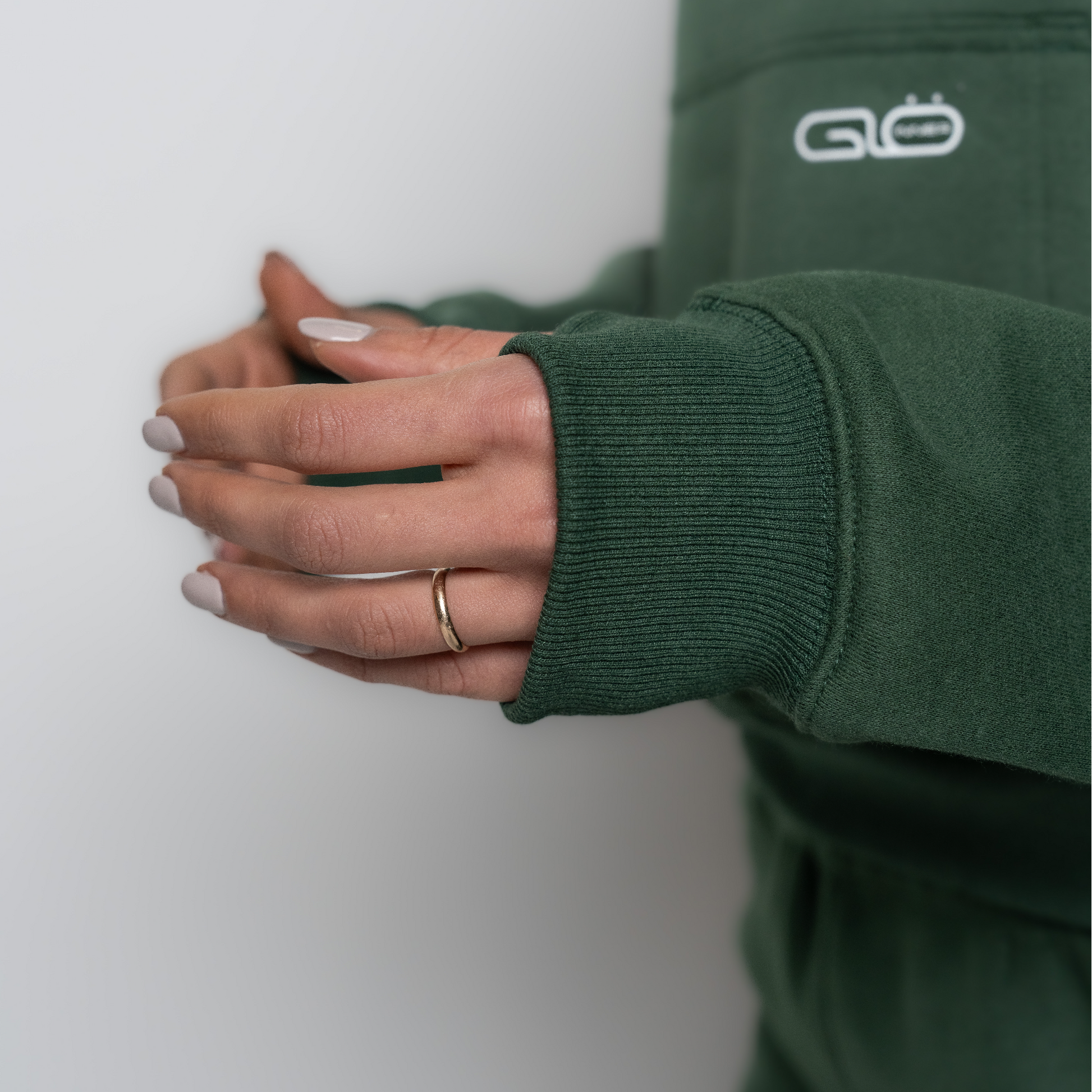 Chillout Ease Hoodie in Forest Green