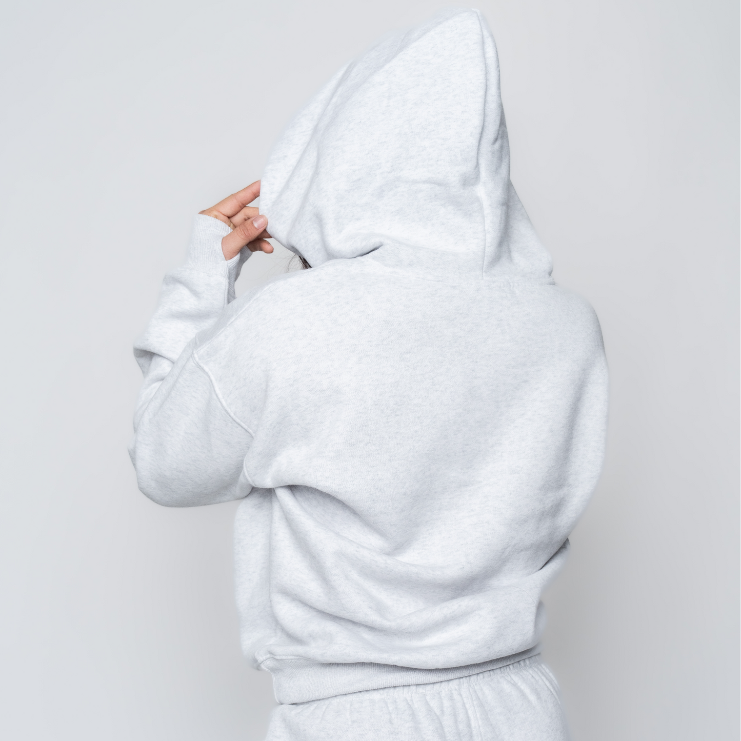 Chillout Ease Hoodie in Light Grey