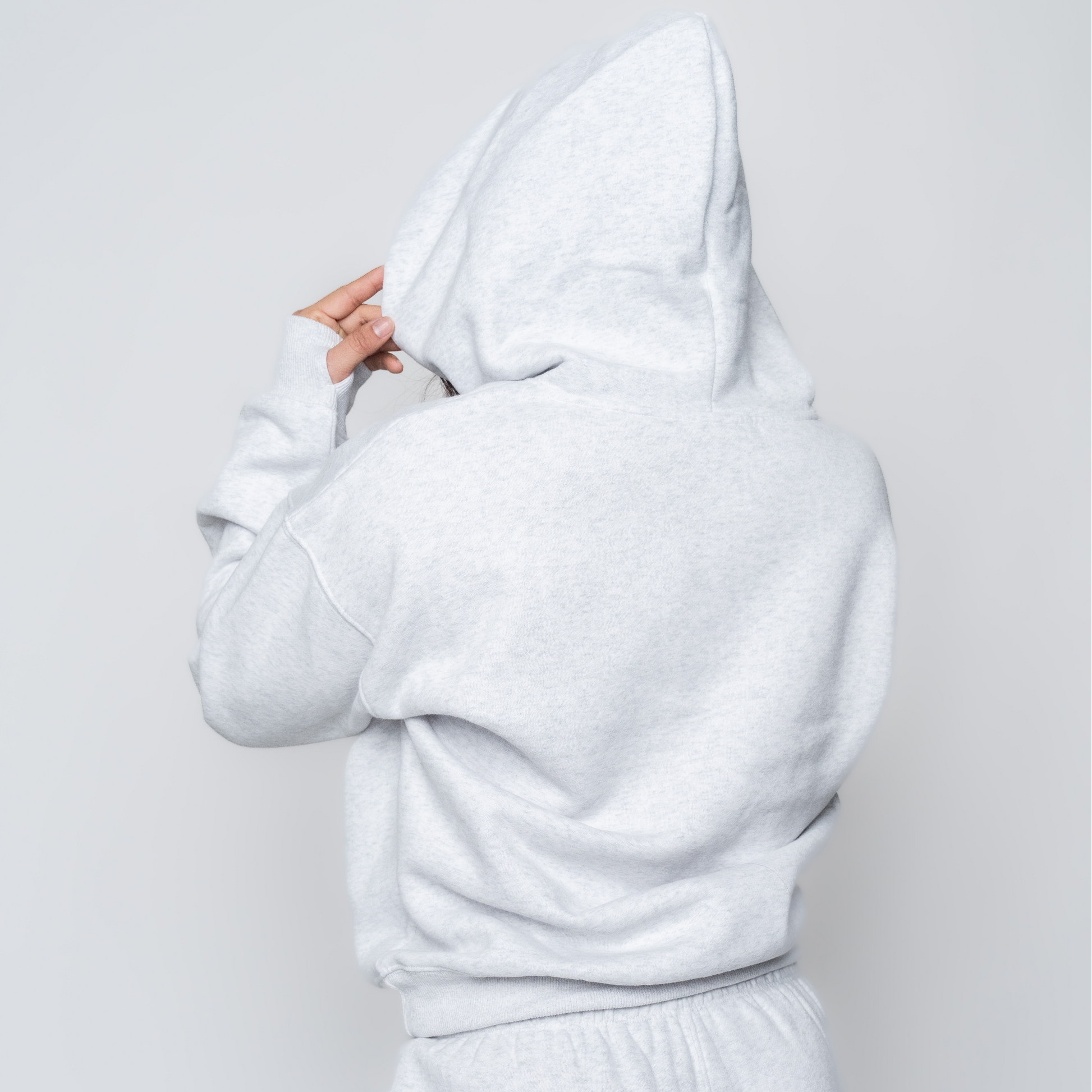 Chillout Ease Hoodie in Light Grey