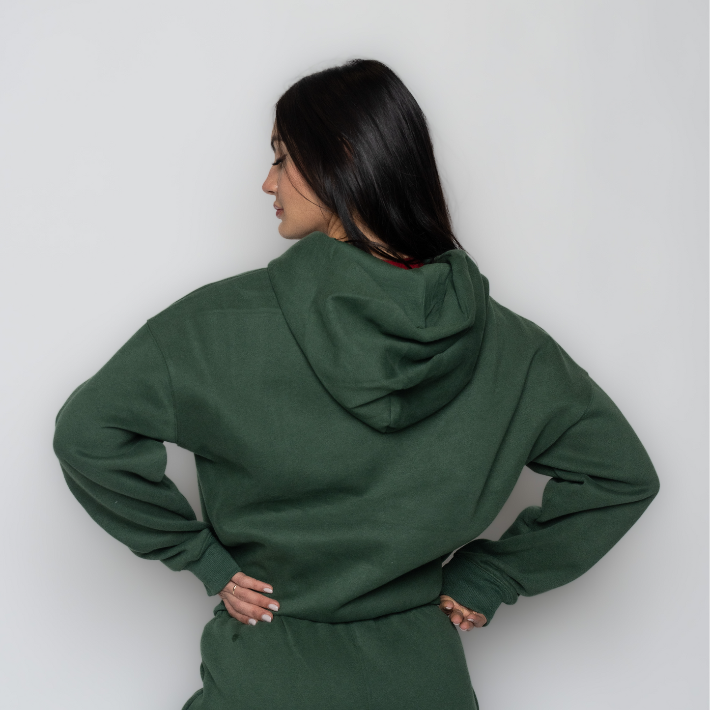  Chillout Ease Hoodie in Forest Green