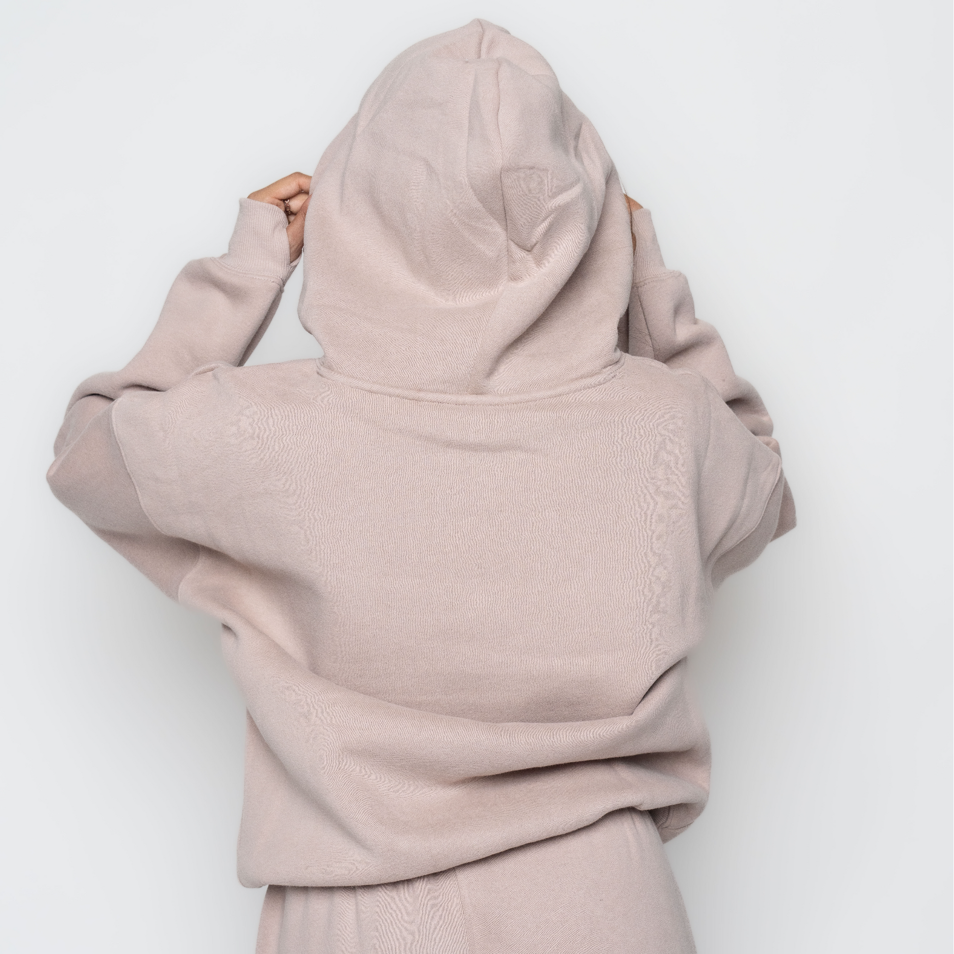 Chillout Ease Hoodie in Dusty Pink