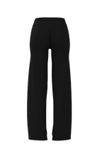 Invisible Scrunch Wide-Leg in Black Truffle