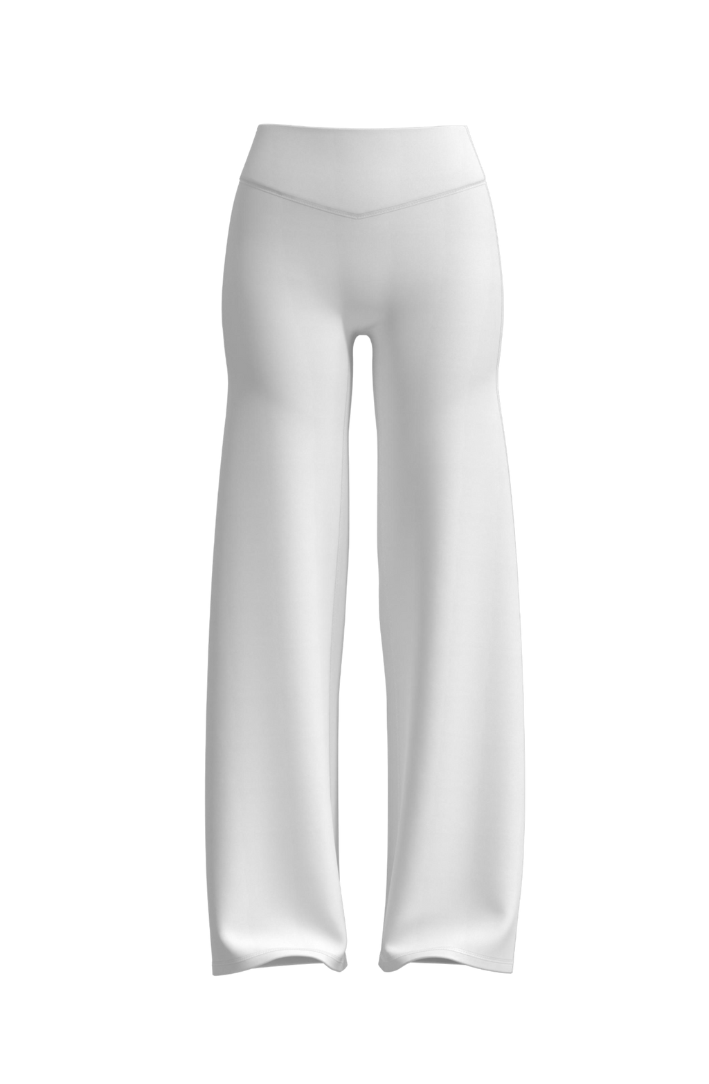 Invisible Scrunch Wide-Leg in Blanc