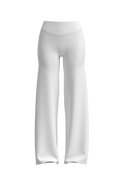 Invisible Scrunch Wide-Leg in Blanc