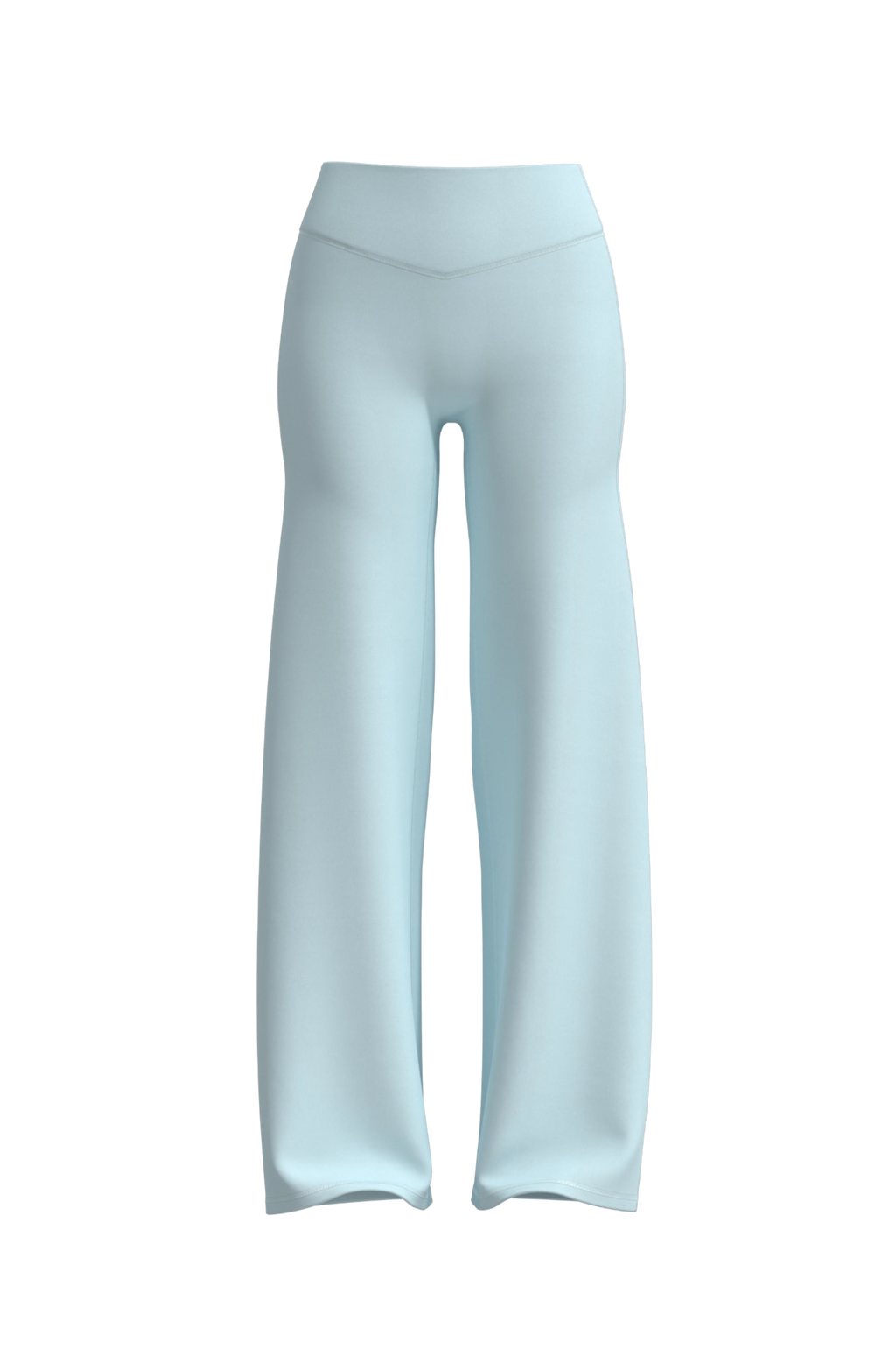 Invisible Scrunch Wide-Leg in Blueberry Cream