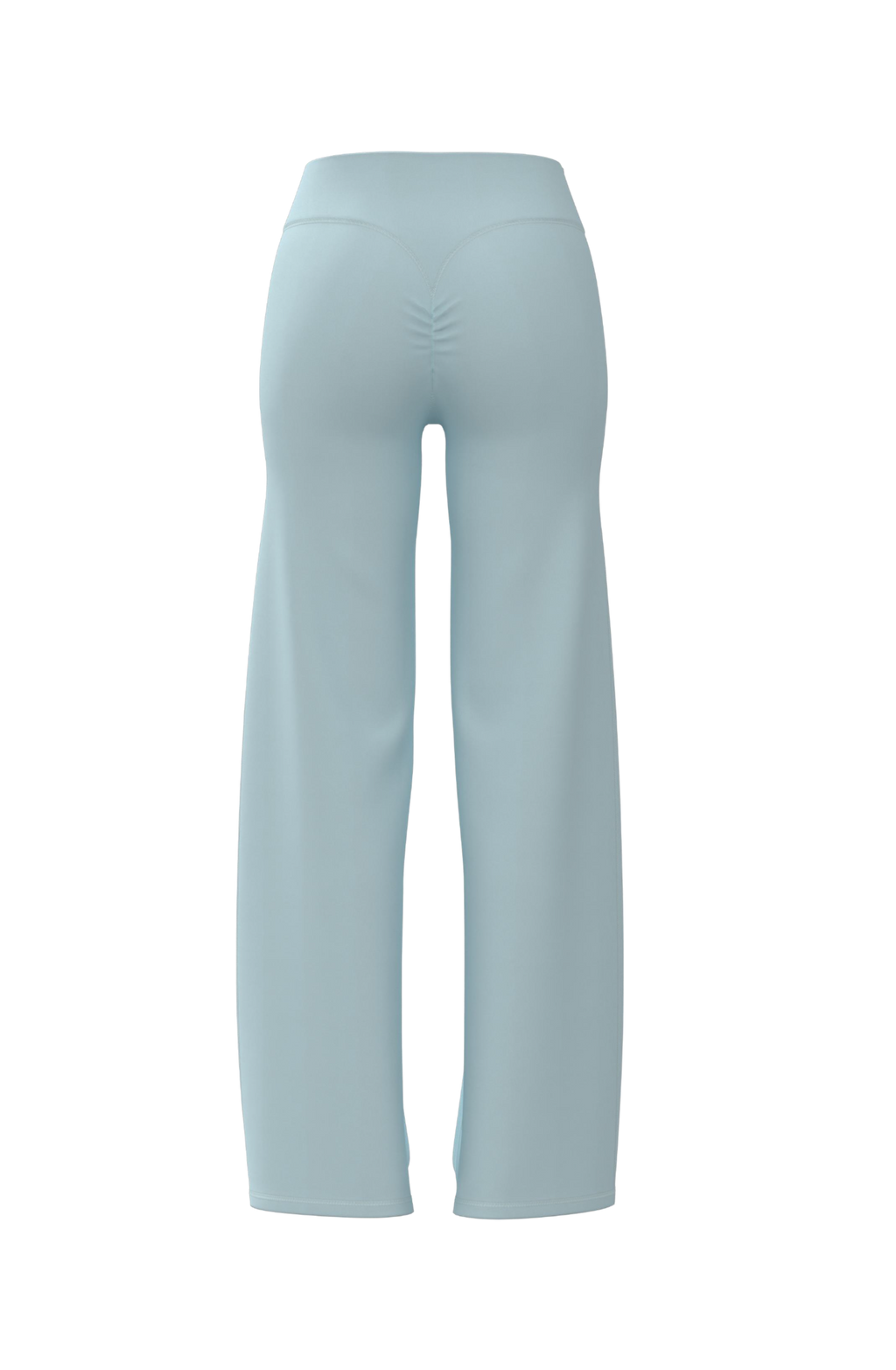 Invisible Scrunch Wide-Leg in Blueberry Cream