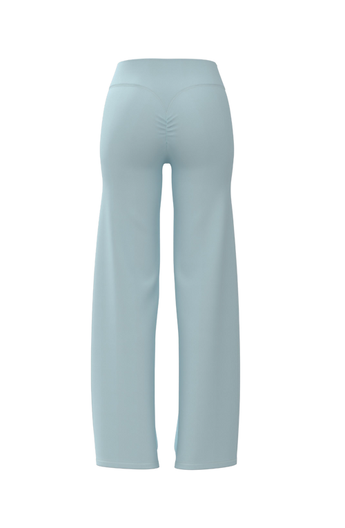 Invisible Scrunch Wide-Leg in Blueberry Cream