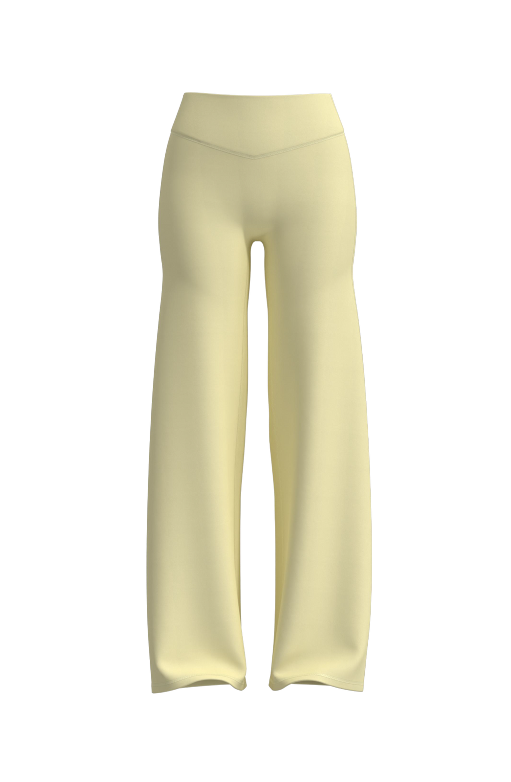 Invisible Scrunch Wide-Leg in Lemon Butter
