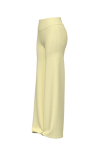 Invisible Scrunch Wide-Leg in Lemon Butter