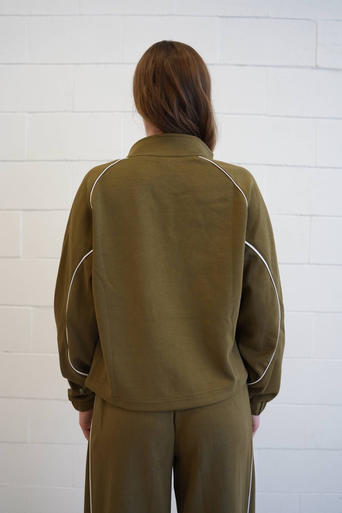 Timeless Zip Jacket in Olive