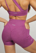 Pocket Shorts in Purple - Inner Glö Apparel