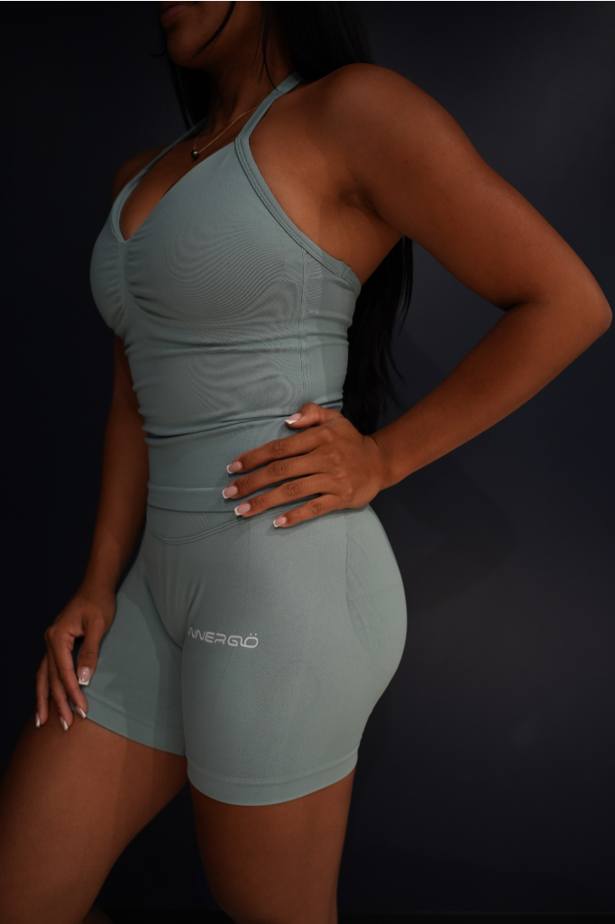 Glo Shorts in Seafoam Mint