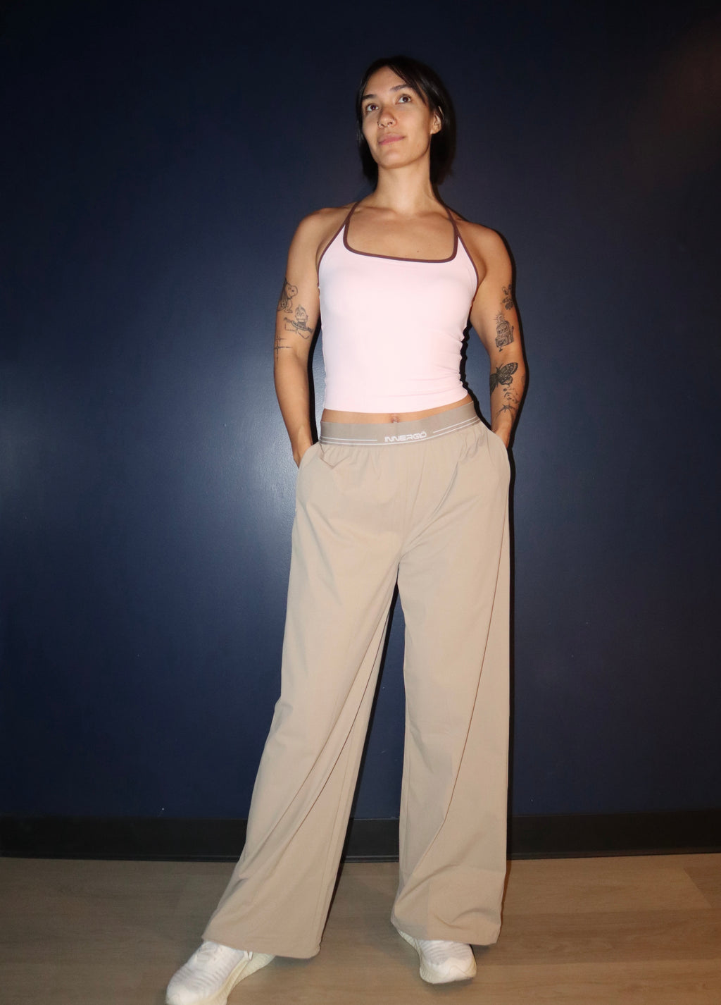Sleek Pants in Light Khaki