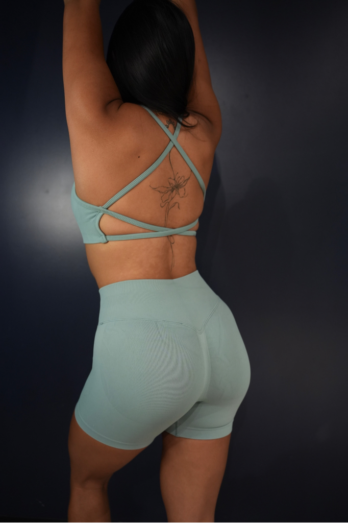 Glo Cross Back in Seafoam Mint