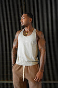 Anti-Leg Day Stringer in Light Grey
