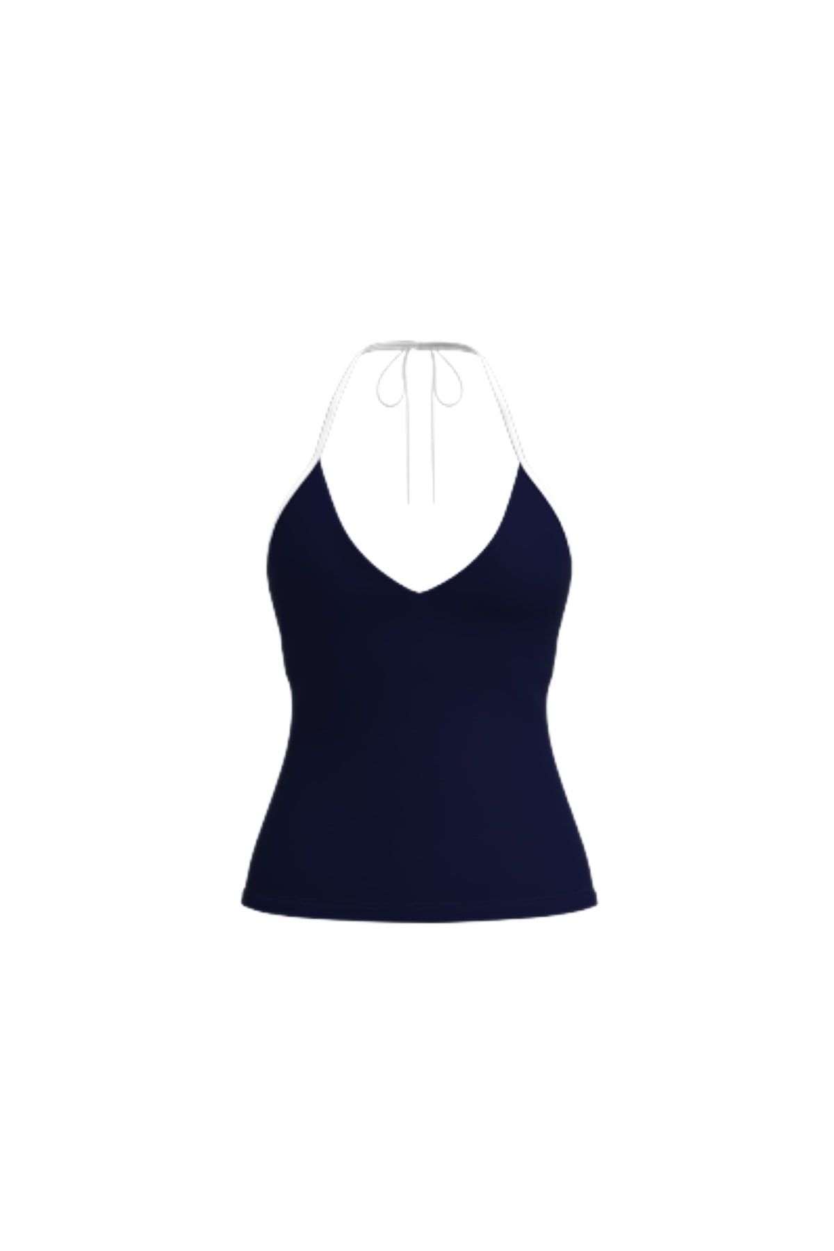 Timeless Hip Length Tank in Navy Blue