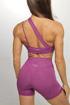 Two - Way Sports Bra in Purple - Inner Glö Apparel