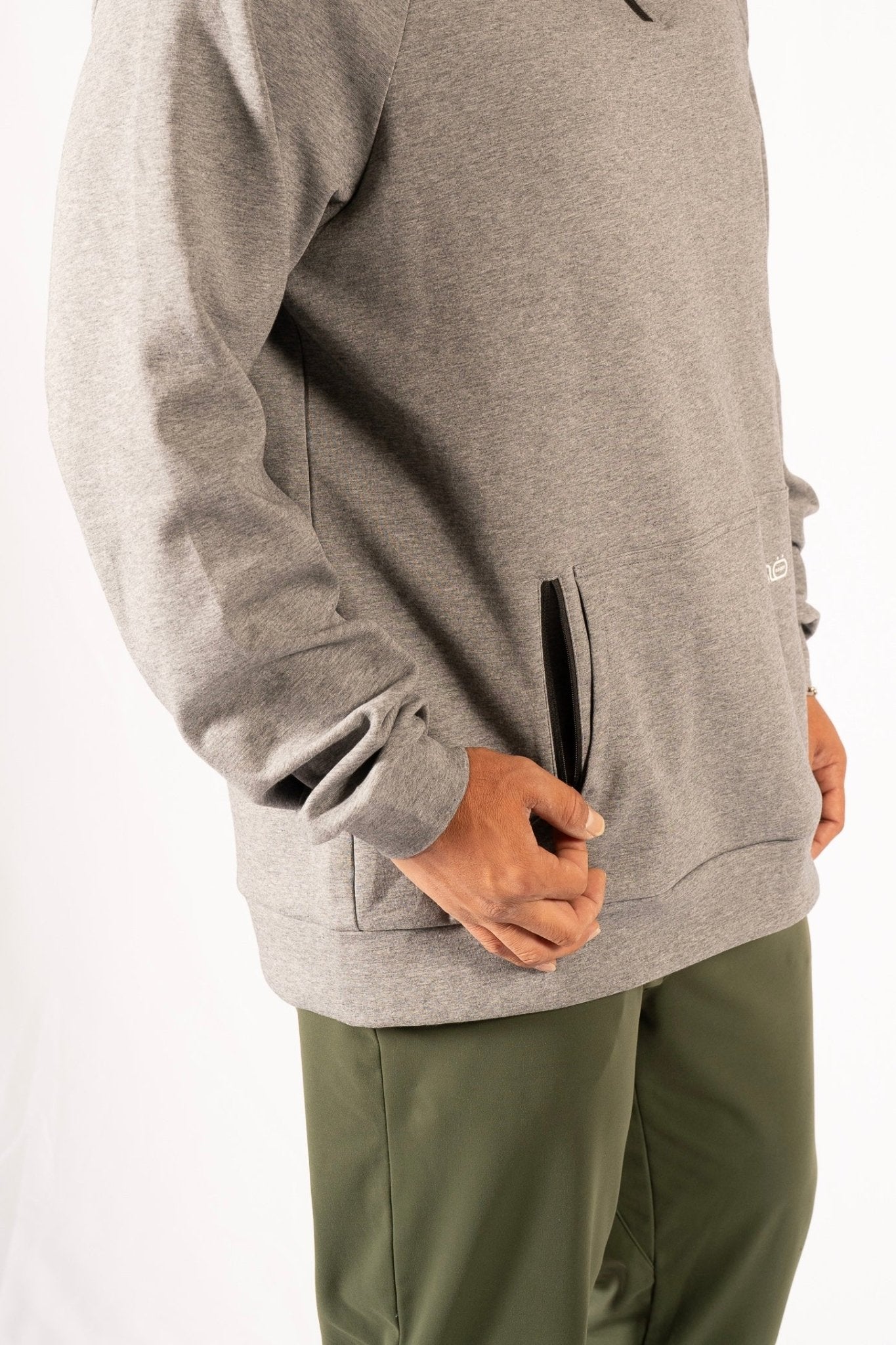 Zoned In Oversized Hoodie in Cloudy Grey - Inner Glö Apparel